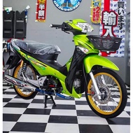 Striping sticker wave 125 dragon wave 125 thailand sticker motor