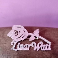 Brosh silver custom hijab