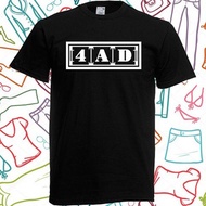 4AD Record Label Logo T-SHIRT Unisex Casual 100% Cotton Black T-SHIRT
