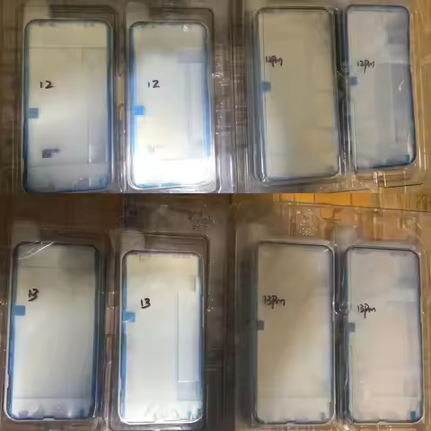 20PCS Ori Screen Waterproof Adhesive Sticker for iPhone 16 Pro Max 12 13 Mini 14 15 Pro Max 14 Plus 