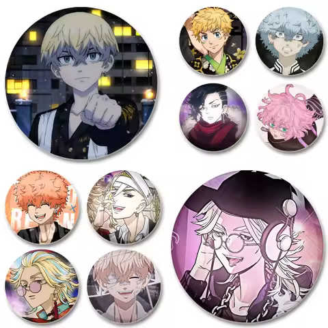 Manjiro Sano,Hanagaki Takemichi,Takashi Mitsuya,Hanemiya Kazutora,Matsuno Chifuyu Anime Fugure Ename