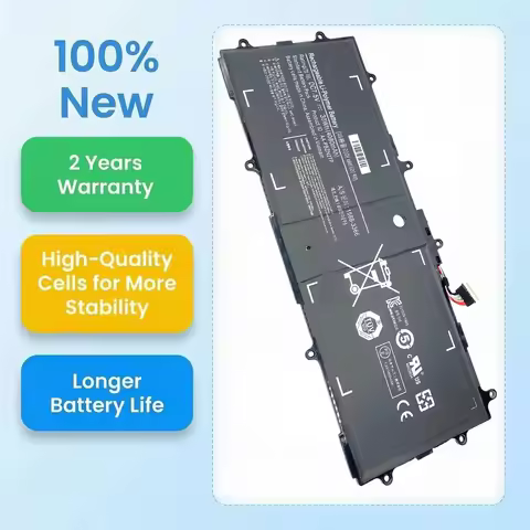 New AA-PBZN2TP Laptop Battery For Samsung ATIV Tab 5 11.6" 500T XE500T1C XE303C12 NP910S3G NP905S3G 