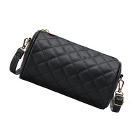 Women Cylinder Shoulder Bag High Texture Women PU Leather Cylinder Bag for Travel