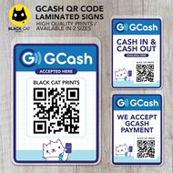 COD GCash Signs with QR Code  Laminated Sign  Sign Board