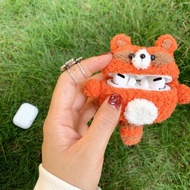 手工原創浣熊耳機套鉤織耳機套蘋果無線耳機AirPods Pro