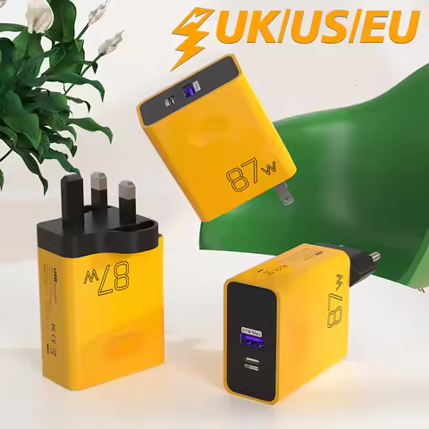 New 87W Super Fast Charging Charger Suitable For Apple 15 Huawei And Xiaomi Super Flash Charging EU/