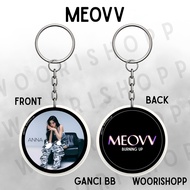 GANTUNGAN KEYCHAIN MEOVV DROP TOP REVERSIBLE KEYCHAIN KPOP UNOFFICIAL ANNA ELLA GAWON NARIN KEYCHAIN