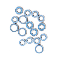 16PCS Rubber Sealed Ball Bearing Kit for Tamiya TT02 TT-02 TT02D TT-02D 1/10 RC Car Upgrades Parts A