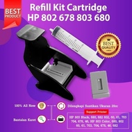 Refill kit Alat Sedot Catridge HP 680 678 802 803 46 60 + Spuit