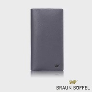 BRAUN BUFFEL 德國小金牛 台灣總代理 路西奧 15卡長夾-深藍色/BF399-631-DB