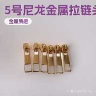 Direct Sale No. 5 Nylon Zipper Buckle Zinc Alloy Zipper Puller 1.9g Square Piece L0002 C3B4