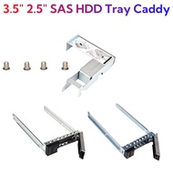 DXD9H X7K8W Dell 2.5" SFF 3.5" SAS/SATA Gen14 HDD Tray Caddy R640 R740 With Screws