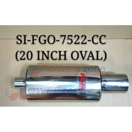 Rear Mufller FGK exhaust stainless steel