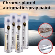 MSW Cat Sembur Krom Anti Karat Chrome Effect Spray Paint Silver Metal Kilat Untuk Rim Kereta Ekzos M