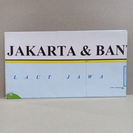 Folding Map of West Java, DKI and Banten Provinces, size 109 x 79 cm