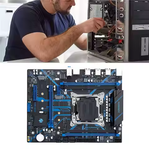 Focused-HUANANZHI X99-QD4 Motherboard Supports Intel LGA2011-3 Processor Supports 4 Channel DDR4 240