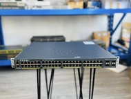 Cisco C2960X 48FPS L Gigabit PoE 740W สวิทซิสโก้พิโออีมือสองพร้อมใช้งาน