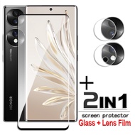 Huawei Honor 70 Pro 60 50 50SE 30 Pro Nova 9 9SE 9Z 8i 7i 5T Glass 3D Full Cover Curved Screen Protector Tempered Glass HD Lens Film