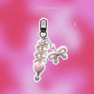 GANTUNGAN Coquette Charm Bag Coquette Keychain - Coquette Bag Hanger - Aesthetic [LIMETED]