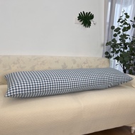 Lidaco double sleeping pillow size 40x120 cm microfiber cotton for doublebag