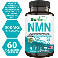 Biofinest NMN Booster 15000mg Supplement NAD+ Nicotinamide Resveratrol TMG Cellular Energy Metabolis