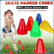 Yaki 10Pcs Training Cones Plastic Skate Marker Cones Football Soccer Practice