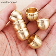 chenlongshang Feng Shui Lucky Fortune Wealth Brass Cornucopia Baifu Rice Cylinder Desktop Ashtray Study Small Ornament Gift Home Decoration EN