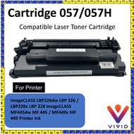 Compatible Laser Toner Cartridge Canon 057 Cartridge 057 CRG 057 CRG057 057H For imageCLASS LBP226dw
