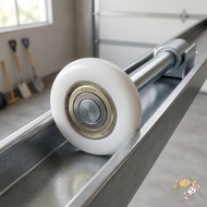 6200 Series Heavy Duty Garage Door Nylon Roller With Ball Bearing