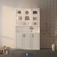 Informa Igniz Kabinet Sepatu & Tas Dengan 3 Pintu Kaca - Putih Display Cabinet Kabinet Koleksi Pajan