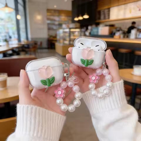 flower pendant Case for Realme Buds Air 6 air6pro / air5 pro Silicone earphone Cover For for Realme 