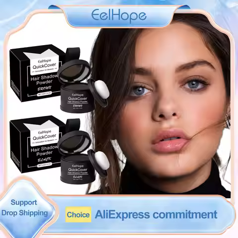 Hairline Powder Waterproof Sweatproof Fluffy Hair Root Cover up Hair Shadow Powder for Hair Loss Pro