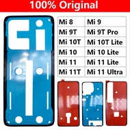 Original New For Xiaomi Mi 8 9 9T 10 10T 11 11T 12 Pro Lite Note 10 Lite Back Battery Cover Door sti