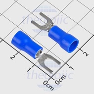 [20 Pieces]- SV3.5-4 Cos Y-shaped Head With Wire Cover 2.63-4.6mm2 Blue M4 Screws