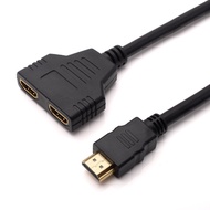 HDMI 1 Input 2 Output Male To Female Splitter Cable Converter HDMI Cable for DVD