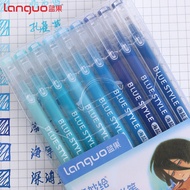 Languo Set 99 Pen Morandi Sea Salt Blue Morandi Gel Pen