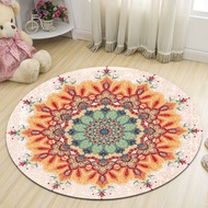 Mandala Round Blanket Ethnic Style Home Living Room Carpet Bedroom Bedside Mat Shop B & B Carpet 4K5
