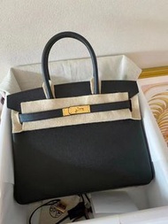 門市現貨Hermes Birkin 30 noir GHW epsom 內縫 W stamp 愛馬仕 Birkin 30 黑金 epsom 內縫 W stamp
