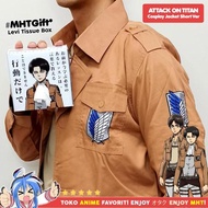 AOT Attack On Titan Shingeki no Kyojin Scouting Legion Survey Corps Short Crop Jacket Cosplay