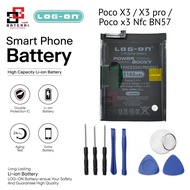 Log on - BN57 Poco X3 / Poco X3 Pro / Poco X3 NFC Power Boost Double Protection IC Battery Baterai Batre