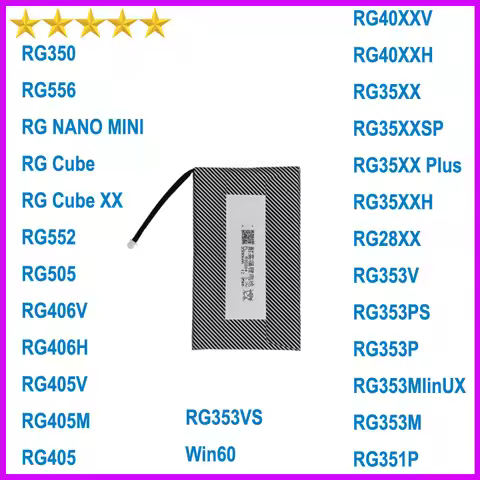 Advanced High-capacity Battery for Anbernic RG350 RG353M RG406H Win600 RG40XXV RG556 RG353V RG35XX R