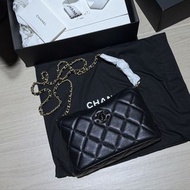Chanel 24A black hobo bag 琺瑯 飯盒袋