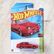 HW MERAH E22 TOYOTA AE86 SPRINTER TRUENO RED HOTWHEELS DIECAST HATCHBACKSHW