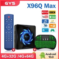 CHGYS X96Q MAX android 10 tv box 4gb ram 32gb rom 2.4g 5g dual wifi Allwinner H616 smart tv box X96Q