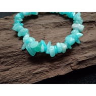 Amazonite Stone Bracelet 6mm No Treatment Size Wanita C218