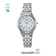 Q&Q Japan by Citizen Ladies Stainless Steel Arabic Dial Watch C01A