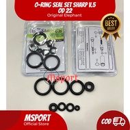 O-ring Set Sharp V5 OD 22 | Seal Set V5 | Original Elephant