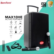 speaker portable baretone max10he max 10he original wireless tws 10 