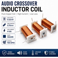 ESPOIR Speaker Crossover Inductor Coil, 0.75mm 4-6A Audio Inductor Coil, 0.62MH Pure Copper Inductor