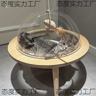Supplies Cat Litter Transparent Ball Semi-Space Capsule Closed Space Capsule Closed Acrylic Triangle